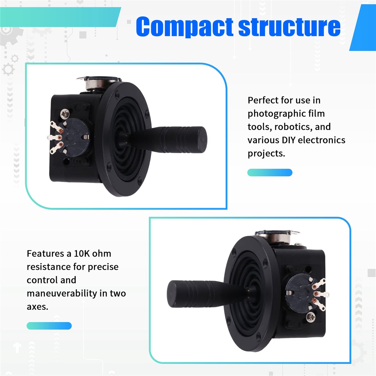 Potentiometer 10K - A72Z จอยสติ๊กโพเทนชิโอมิเตอร์ -D202X-R4 10K โอห์ม 2-