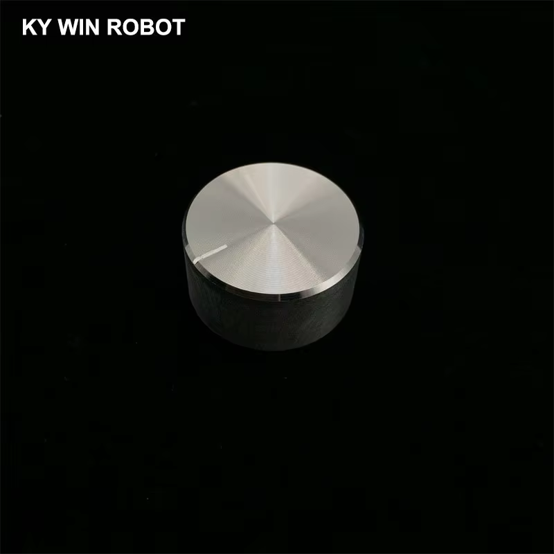 Knob Aluminum - 1 ชิ้น 25x13 มิลลิเมตร 6 มิลลิเมตรรูเพลาอลูมิเนียม