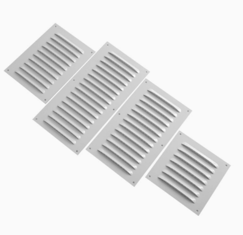 Ventilation Grille Aluminum - อลูมิเนียมอัลลอยด์ ตะแกรงระบายอากาศ แผ่นระบายความร้อน แผ่นระบายอากาศ ฝาครอบช่องระบายอากาศ 100/150/200/250/300