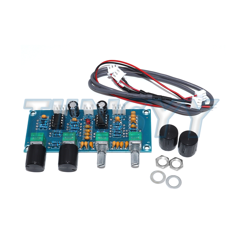 Volume Control Board - XH-A901 แผงวงจรปรับโทนเสียง NE5532 พร้อมปรีแอมป์ ปรับเสียงทุ้ม แหลม