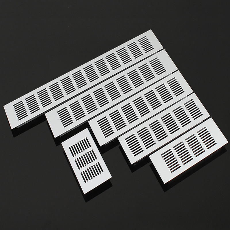 Ventilation Grille Aluminum - 60/100/150มม.ช่องระบายอากาศ Perforated แผ่นอลูมิเนียม Air Vent ระบายอากาศ