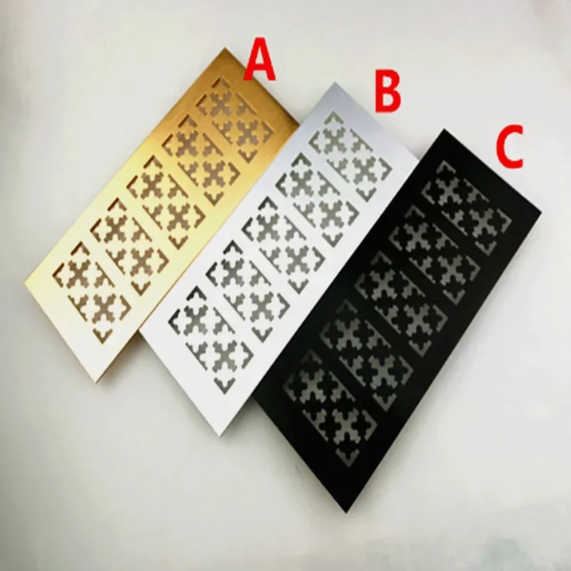 Ventilation Grille Aluminum - ตะแกรงระบายอากาศ 8 ซม. กว้าง Anodized อลูมิเนียม