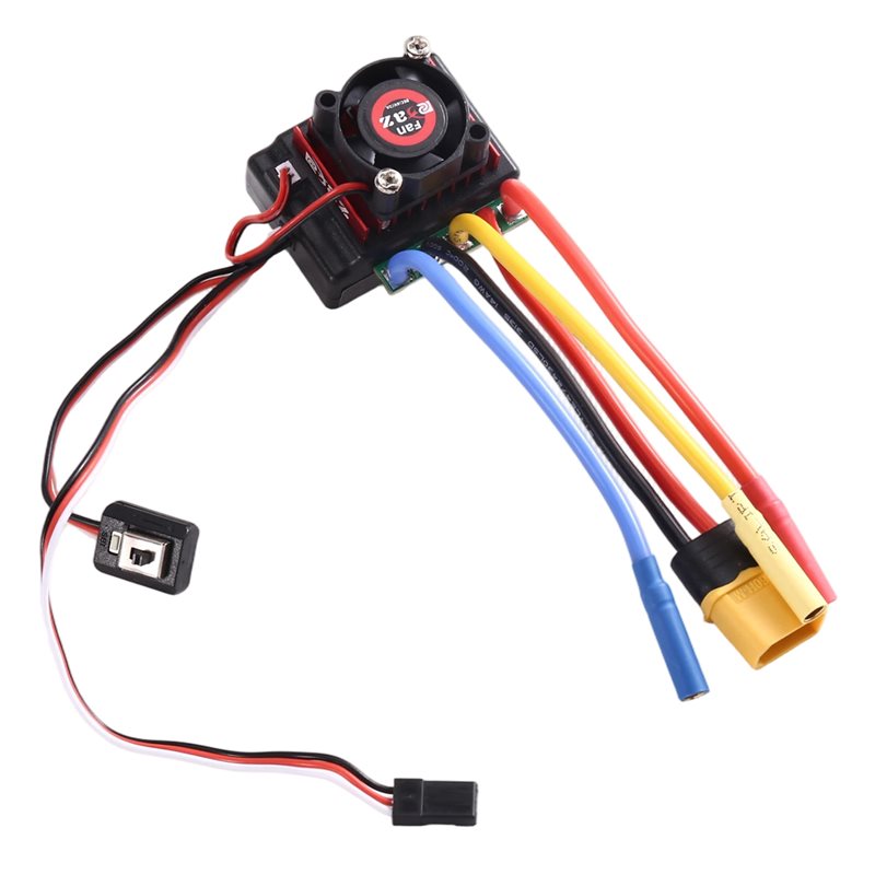 Banana Plug - AINY-60A ตัวควบคุมความเร็ว ESC แบบไม่มีแปรงพร้อมปลั๊ก XT60 4.0