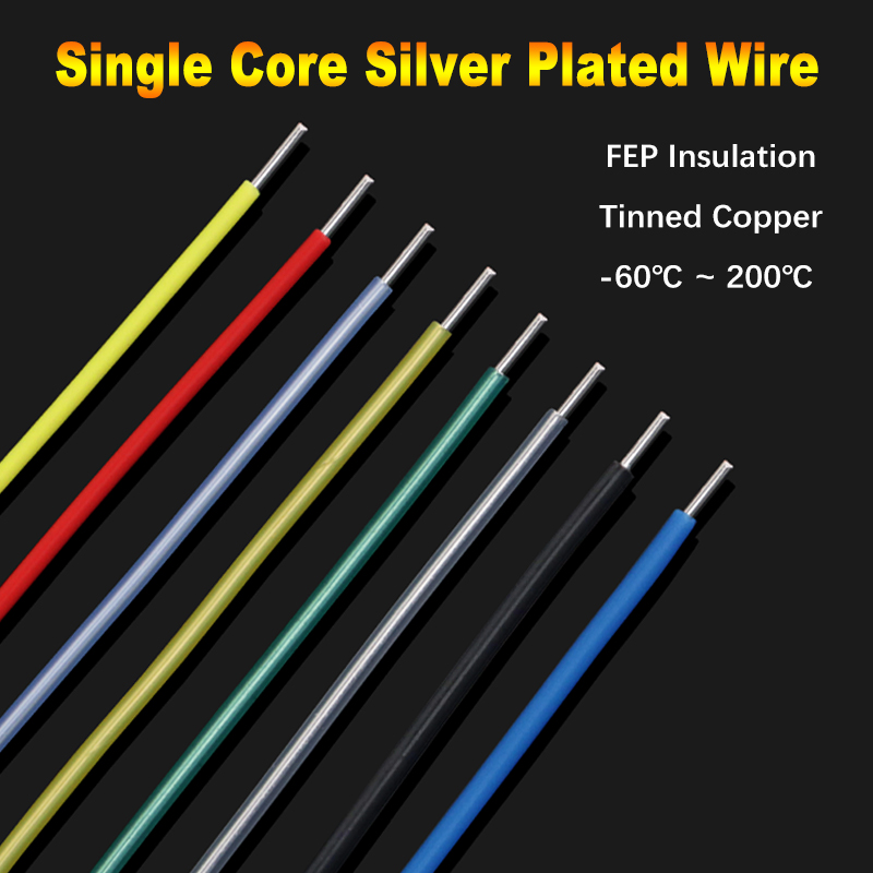 Audio Jumper Wire - Single Core ทองแดงชุบลวด Sq 0.06 ~