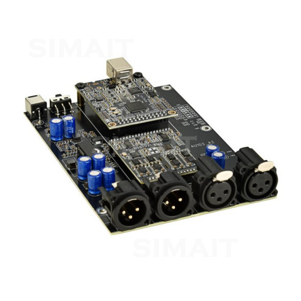 Es9018 Dac - USB ASIO ออดิโออินเทอร์เฟซ XMOS 2Ch การ์ดเสียง,