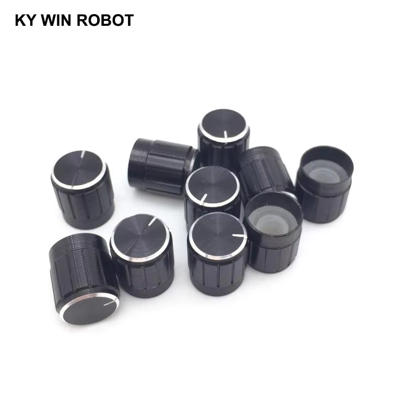 Knob Aluminum - 10 ชิ้น 15*17 มิลลิเมตรอลูมิเนียม potentiometer 15*17