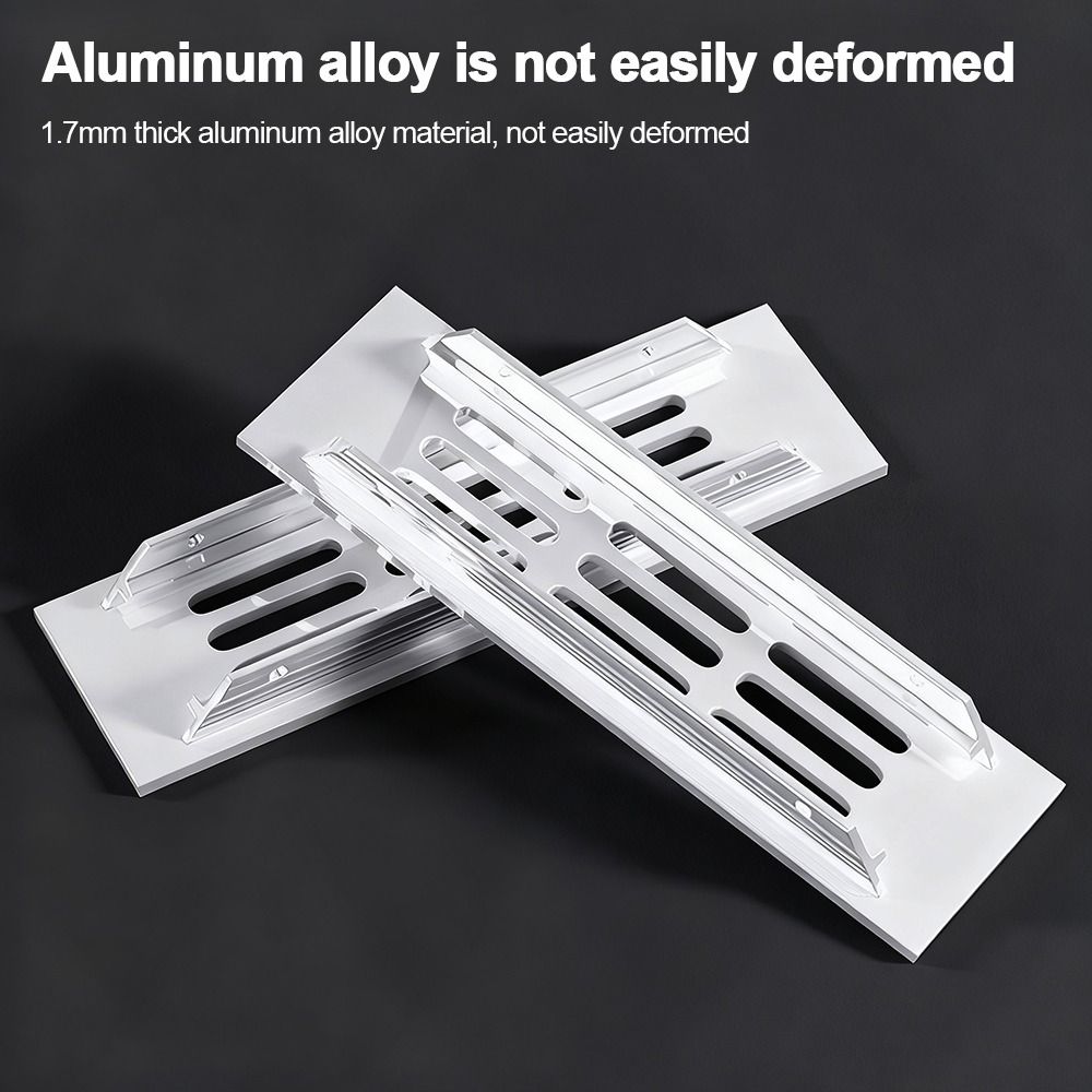 Ventilation Grille Aluminum - ฝาครอบช่องระบายอากาศตู้ อลูมิเนียมอัลลอย ทรงสี่เหลี่ยมผืนผ้า กว้าง 30 มม.