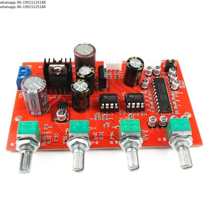 Volume Control Board - NE5532 โทนปรีแอมพลิฟายเออร์บอร์ดเสียง NJM2150 BBE เสียงแหลม กลาง