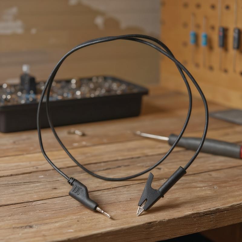 Banana Plug - สายทดสอบแบบสองหัว 1/2 ชิ้น สายวัดแรงดันไฟฟ้า ปลั๊กกล้วย 4