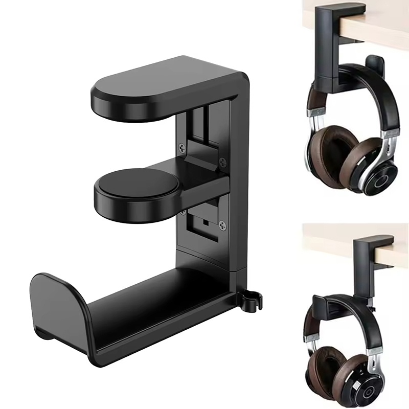 Headphone Parts - ขาตั้งหูฟังเกมมิ่งอเนกประสงค์ ที่แขวนหูฟัง ที่เก็บหูฟัง ปรับหมุนได้ 360 องศา