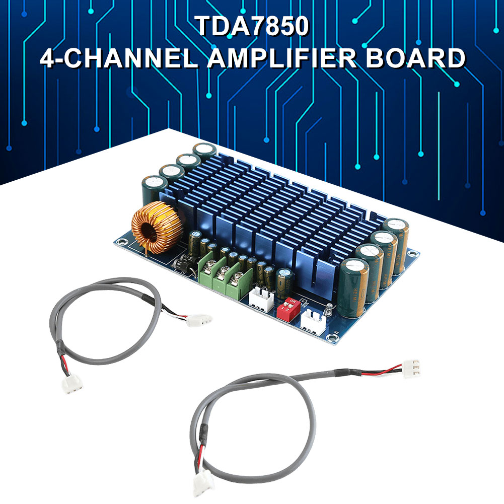 XH-M180 TDA7850 สเตอริโอ AMP ด - Audio Amplifier Board บทวิจารณ์และราคา
