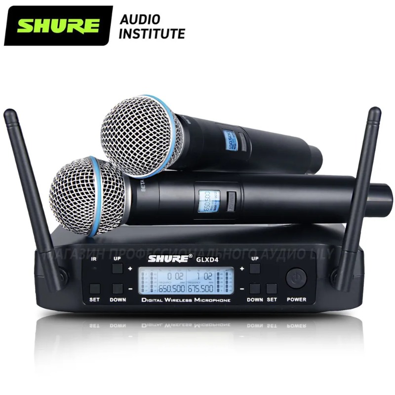 ชูร์ GLXD4 BETA 58A ระบบไมโครโ - Ribbon Microphone บทวิจารณ์และราคา