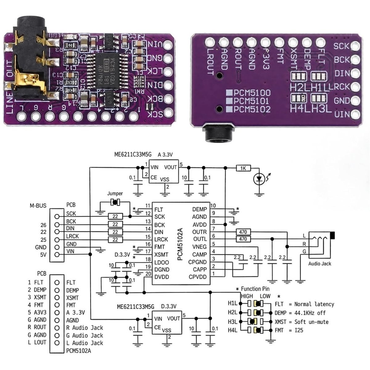 2 ชิ้น โมดูลถอดรหัส IIS PCM510 - Pcm5102 บทวิจารณ์และราคา