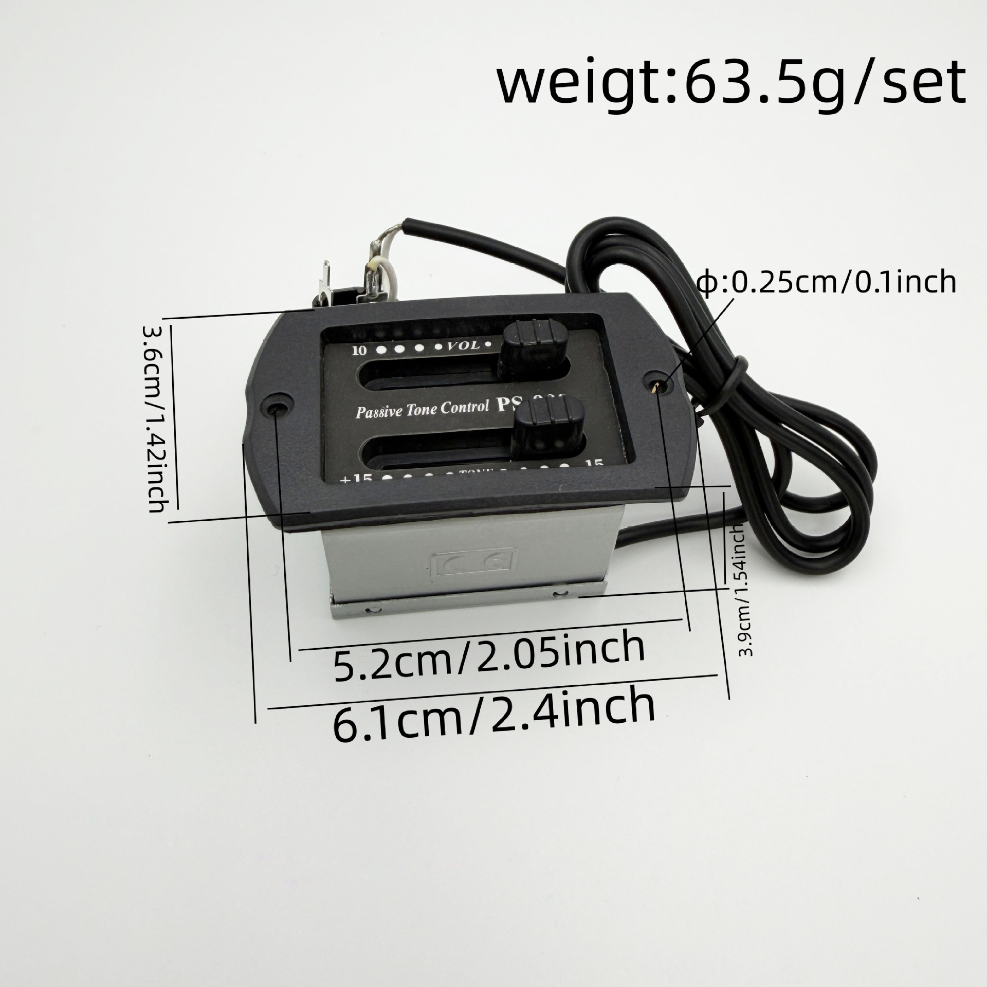 ปิ๊กอัพกีตาร์โฟล์คและอูคูเลเล่ - Passive Preamp บทวิจารณ์และราคา