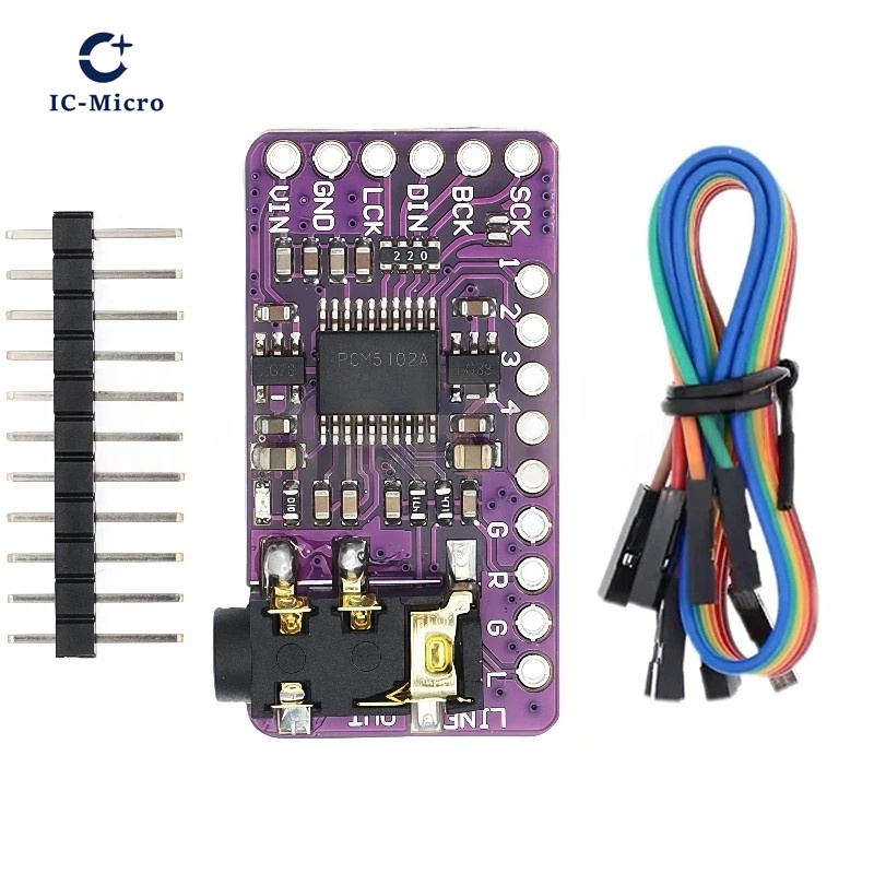 1-10PCS อินเทอร์เฟซ I2S PCM510 - Pcm5102 บทวิจารณ์และราคา