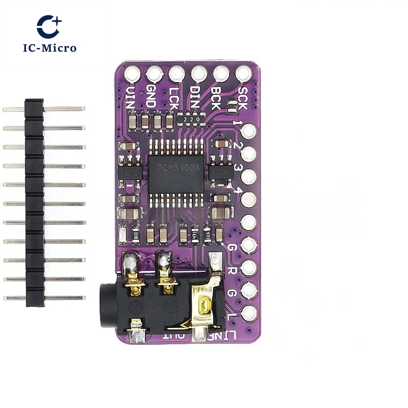 1-10PCS อินเทอร์เฟซ I2S PCM510 - Pcm5102 บทวิจารณ์และราคา