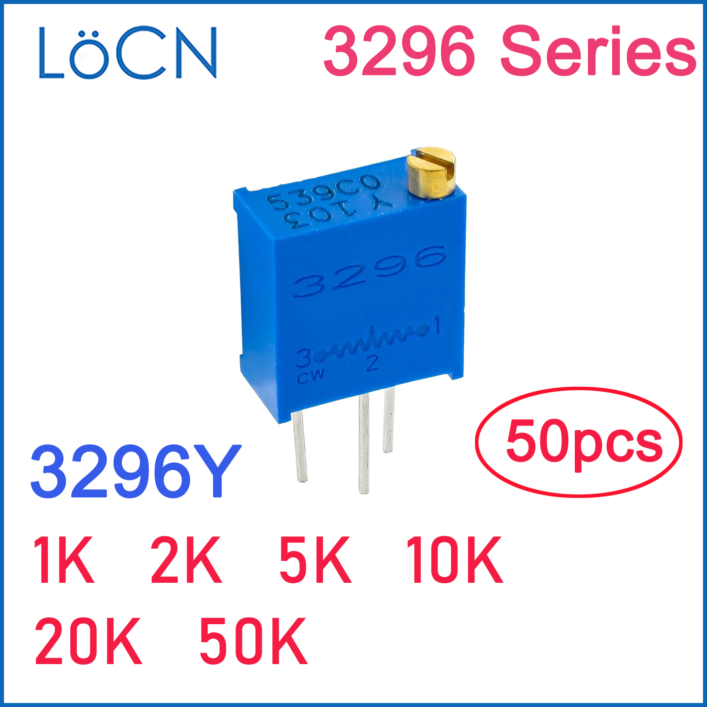3296Y 1K 2K 5K 10K 20K 50K Tri - Potentiometer 10K บทวิจารณ์และราคา