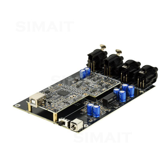 USB ASIO ออดิโออินเทอร์เฟซ XMO - Es9018 Dac บทวิจารณ์และราคา