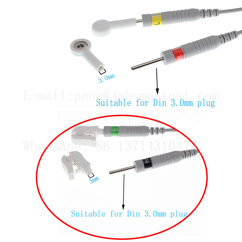 ECG ekkg สายไฟตะกั่วขั้วต่อสาย - Banana Plug บทวิจารณ์และราคา