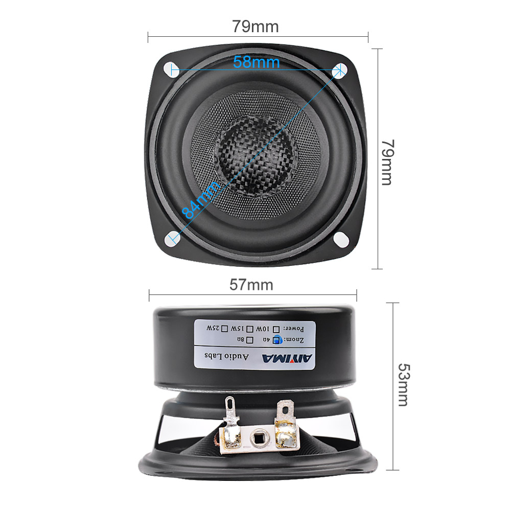 AIYIMA 2Pcs 3นิ้วแบบพกพาลำโพง  - Es9018 Dac บทวิจารณ์และราคา