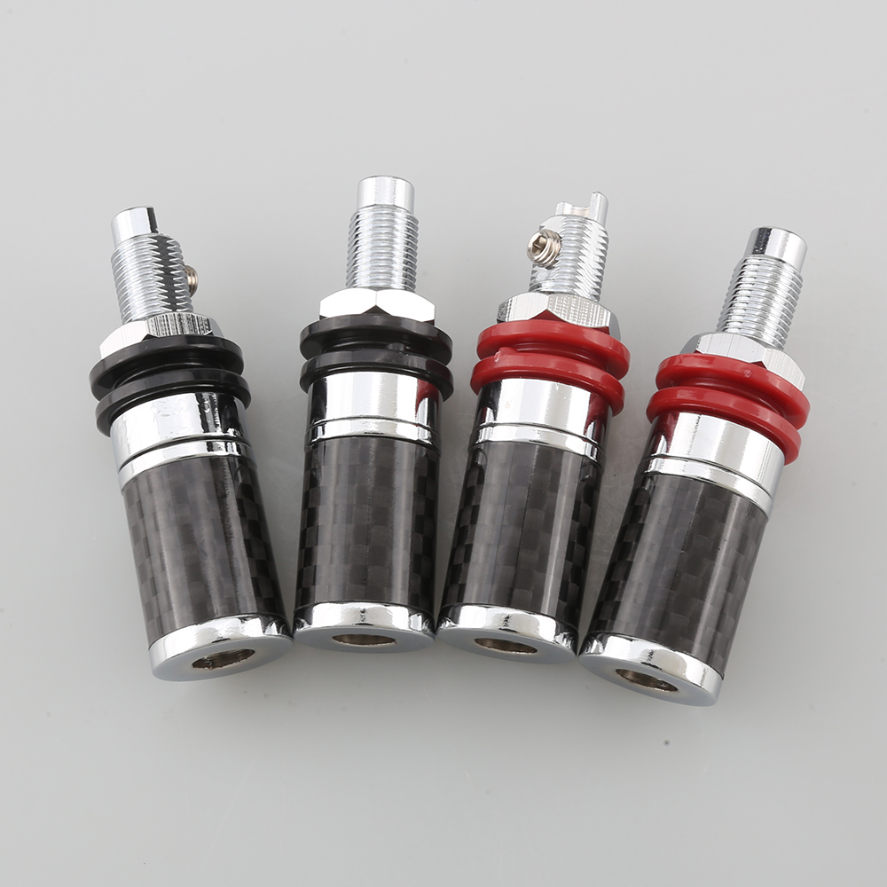 4Pcs Audiocrast CF45G/R คาร์บอ - Banana Plug บทวิจารณ์และราคา