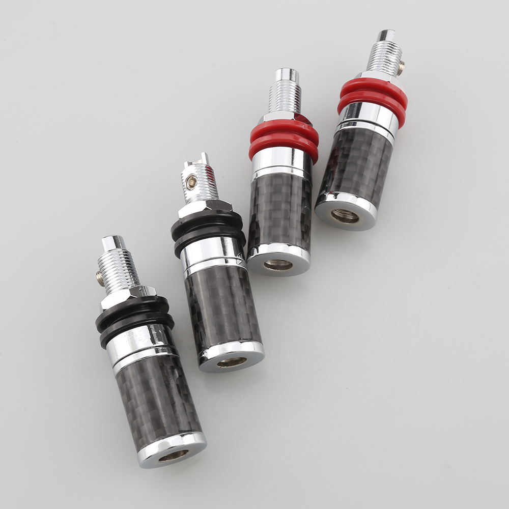 4Pcs Audiocrast CF45G/R คาร์บอ - Banana Plug บทวิจารณ์และราคา