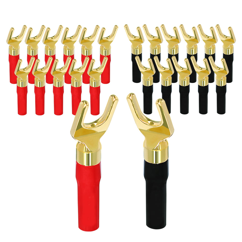 เสียงดนตรี 2/24/50 PCS ปลั๊กกล - Banana Plug บทวิจารณ์และราคา