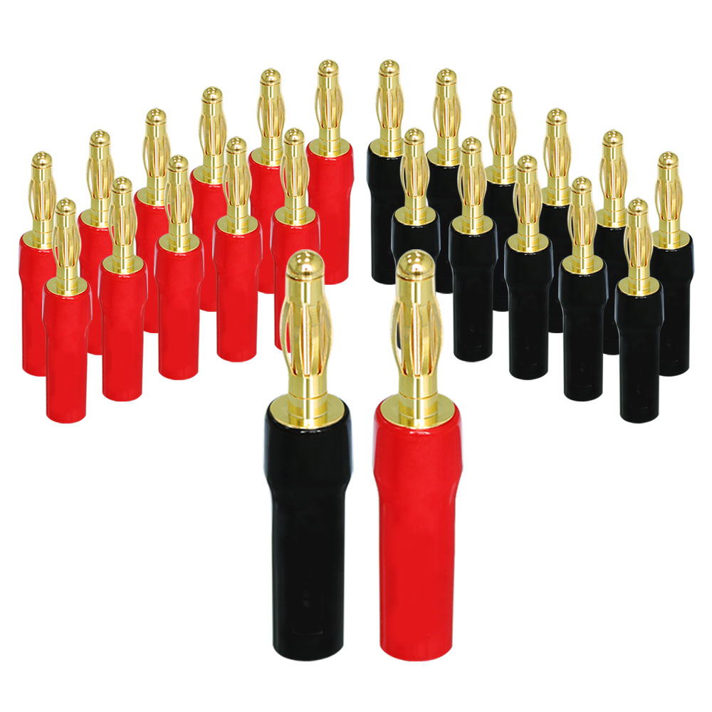 เสียงดนตรี 2/24/50 PCS ปลั๊กกล - Banana Plug บทวิจารณ์และราคา