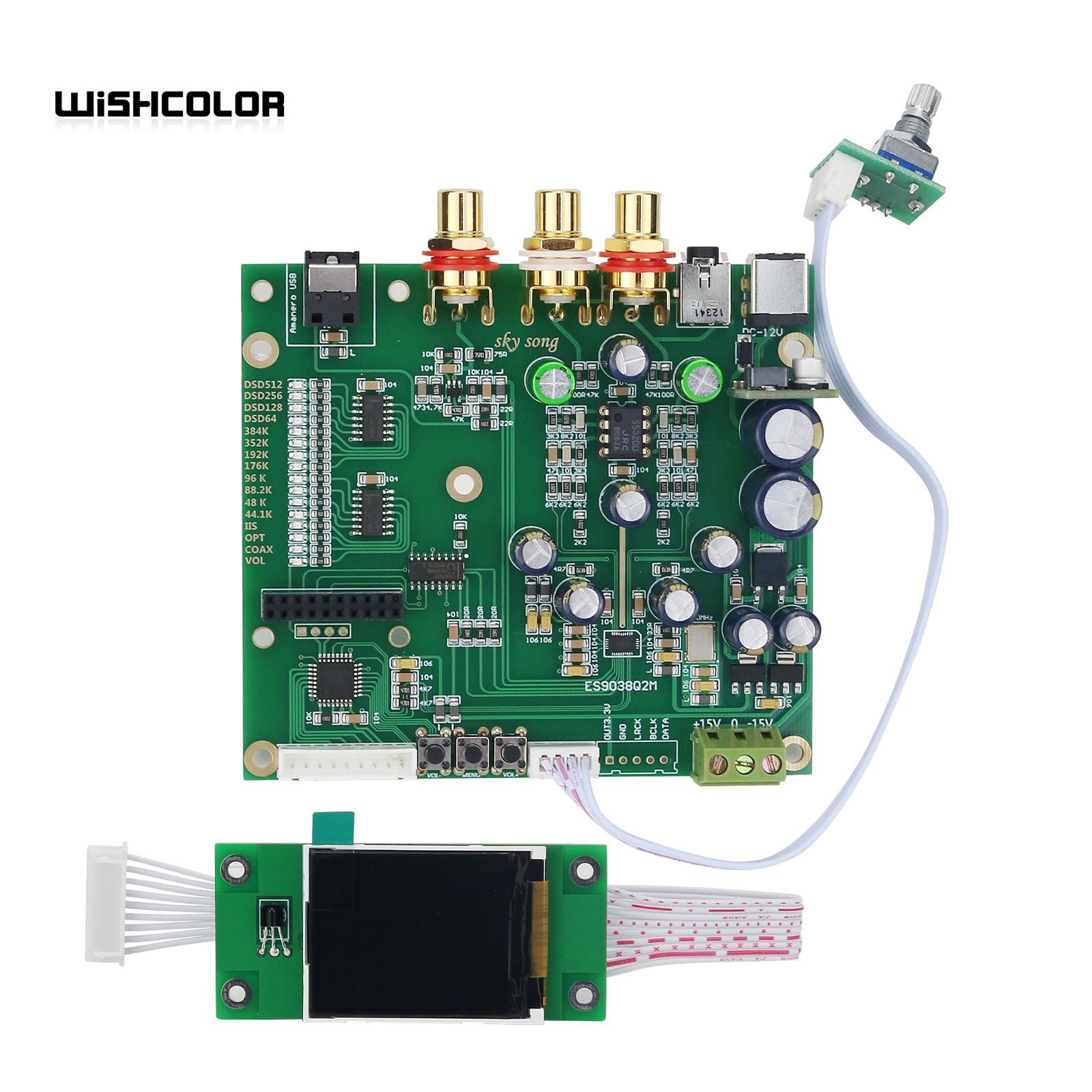 Wishcolor Sky Song ES9038Q2M บ - Dac Board บทวิจารณ์และราคา