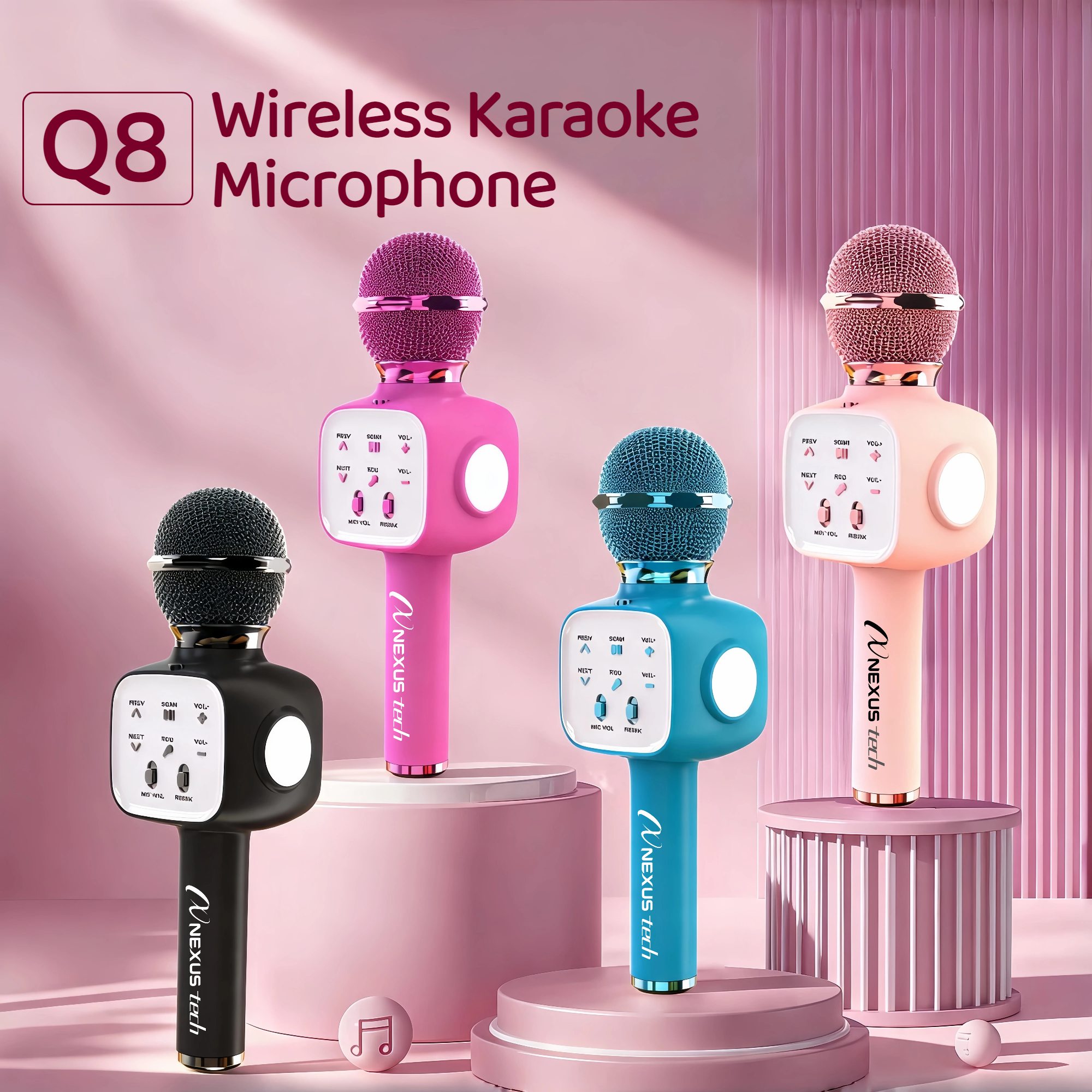 ไมโครโฟนคาราโอเกะไร้สาย Blueto - Microphone Capsule บทวิจารณ์และราคา