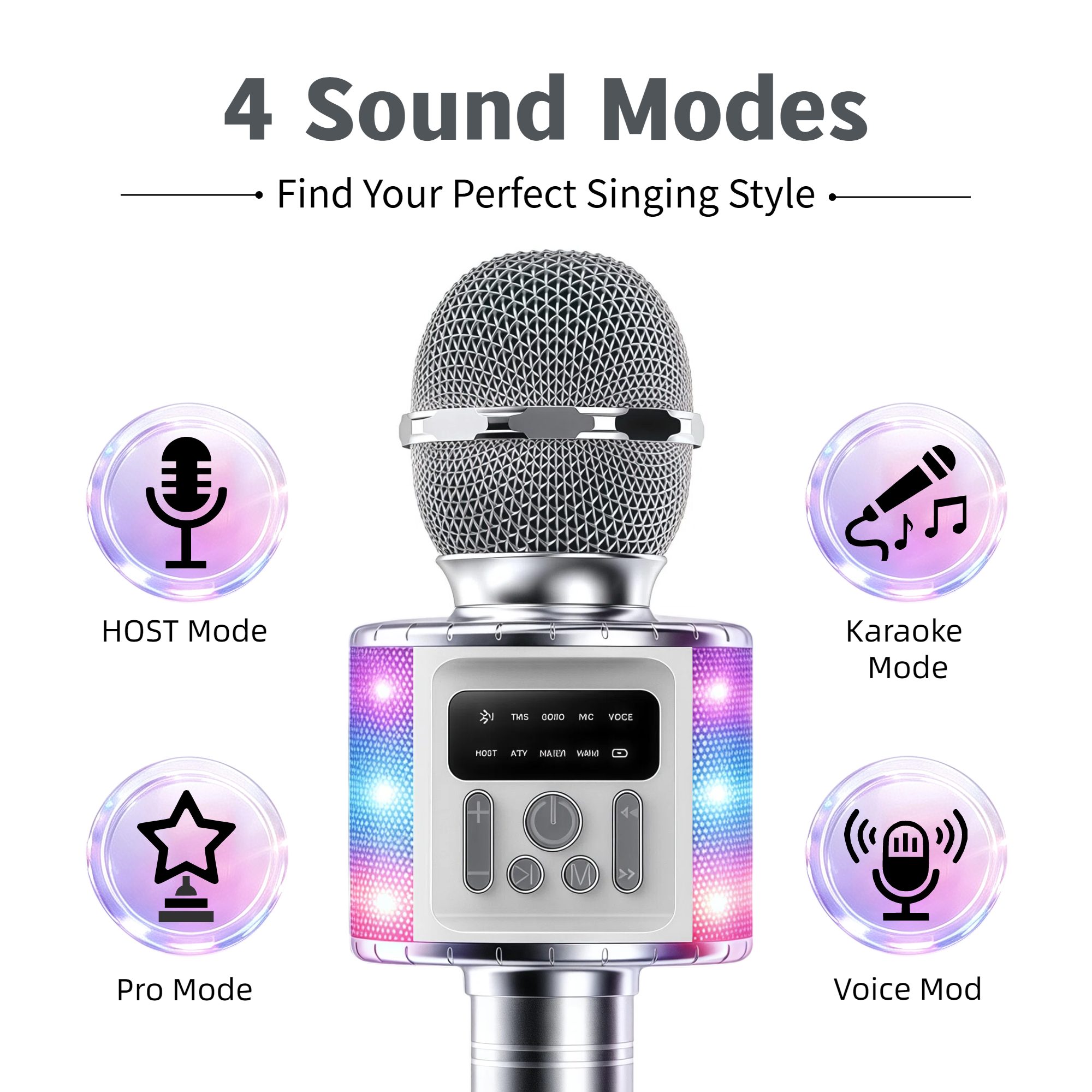 ไมโครโฟนคาราโอเกะไร้สายคู่ TWS - Microphone Capsule บทวิจารณ์และราคา