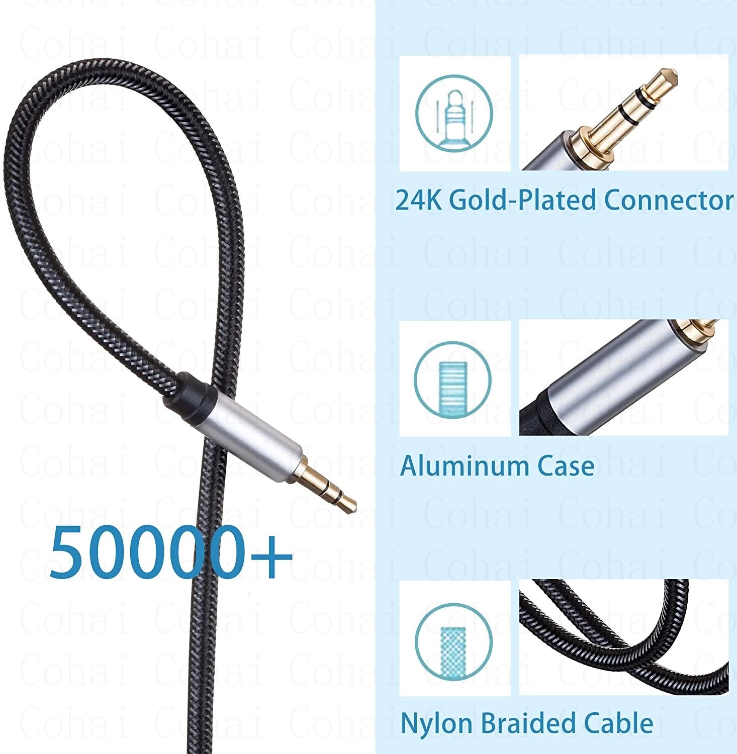 แจ็ค 3.5 มม.แจ็ค 3.5 มม.ชายไปช - Audio Jumper Wire บทวิจารณ์และราคา