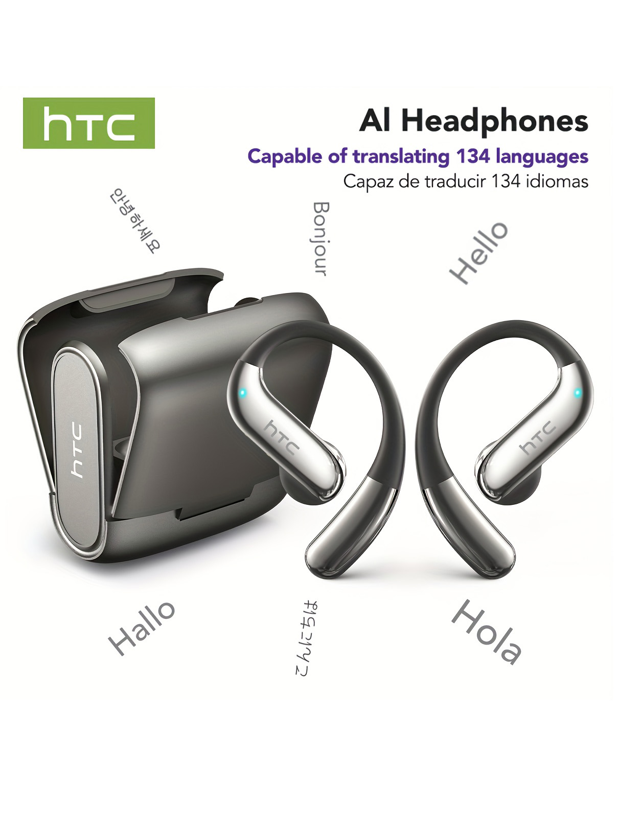 หูฟังบลูทูธแบบเปิดหู HTC เล่นไ - Woofer บทวิจารณ์และราคา