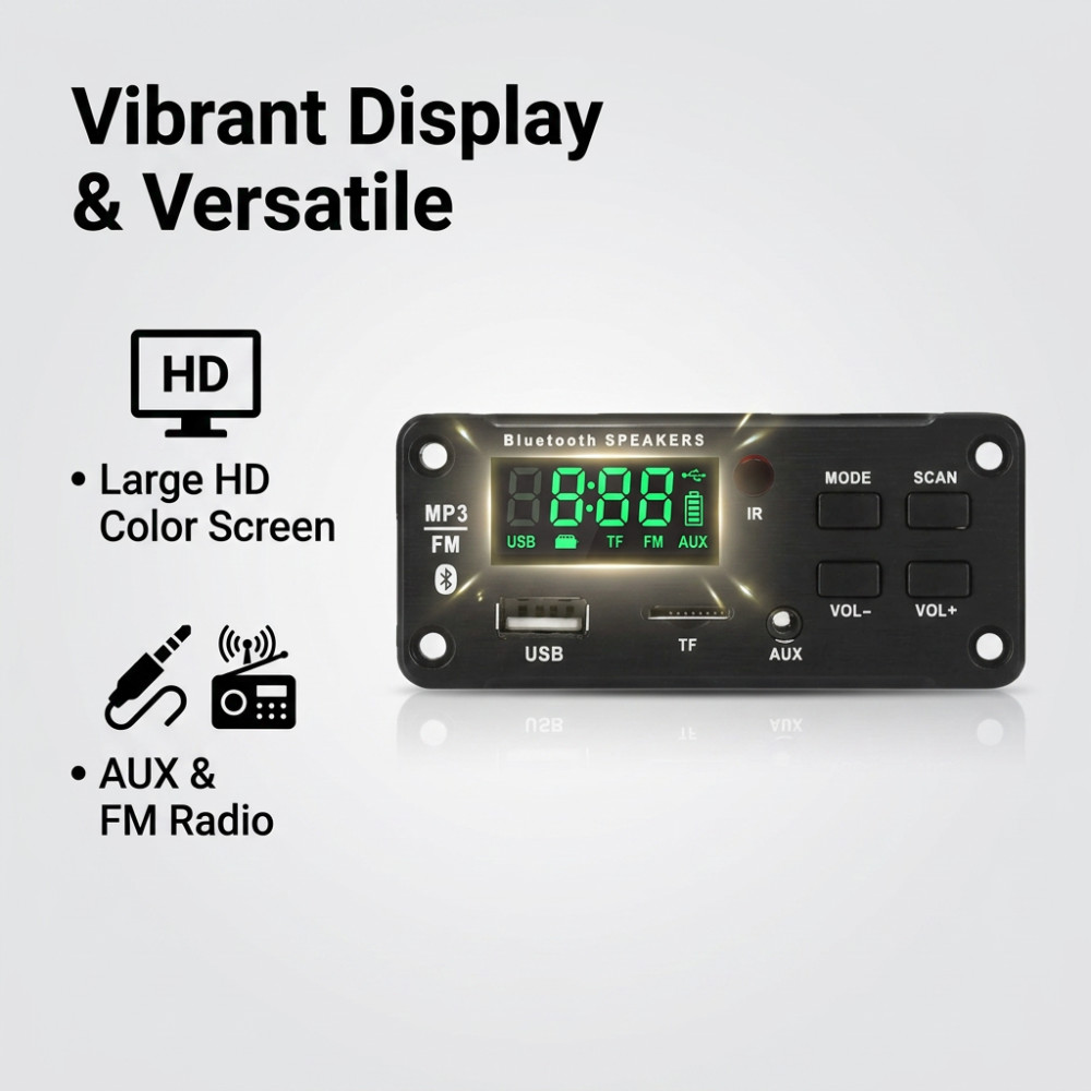 50W เครื่องขยายเสียงบลูทูธ MP3 - Volume Control Board บทวิจารณ์และราคา