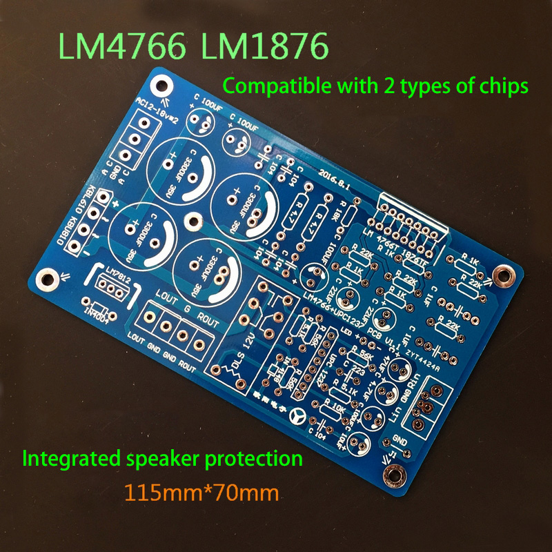 LM766 LM1876 Stereo Power Ampl - Audio Amplifier Board บทวิจารณ์และราคา