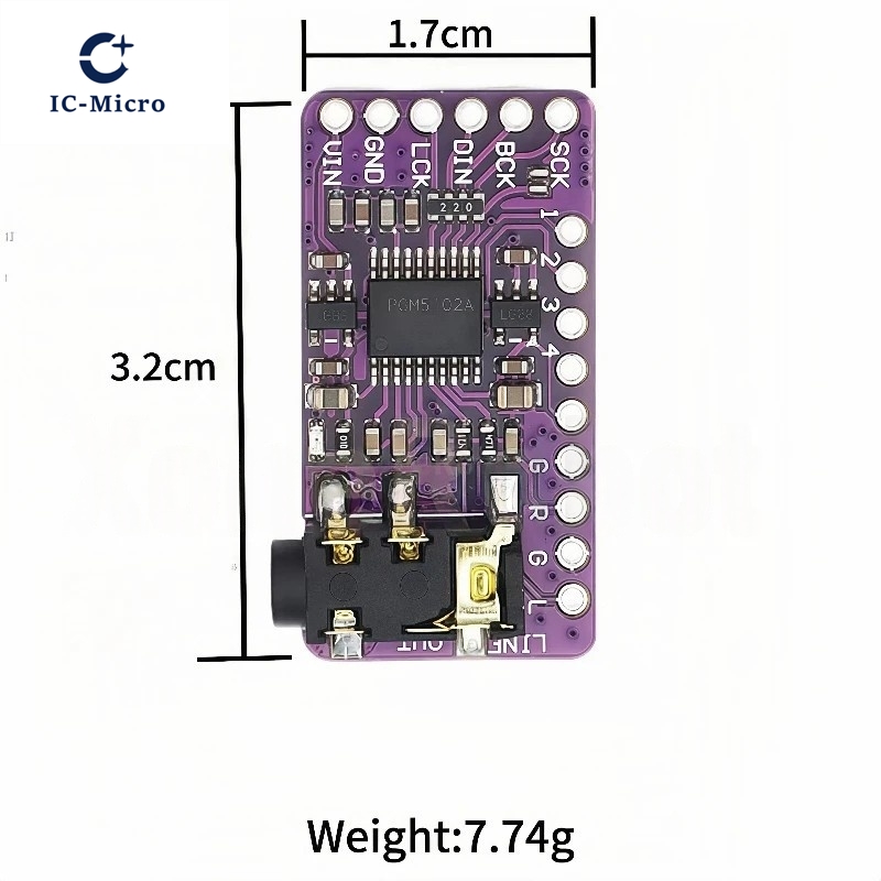 1-10PCS อินเทอร์เฟซ I2S PCM510 - Pcm5102 บทวิจารณ์และราคา