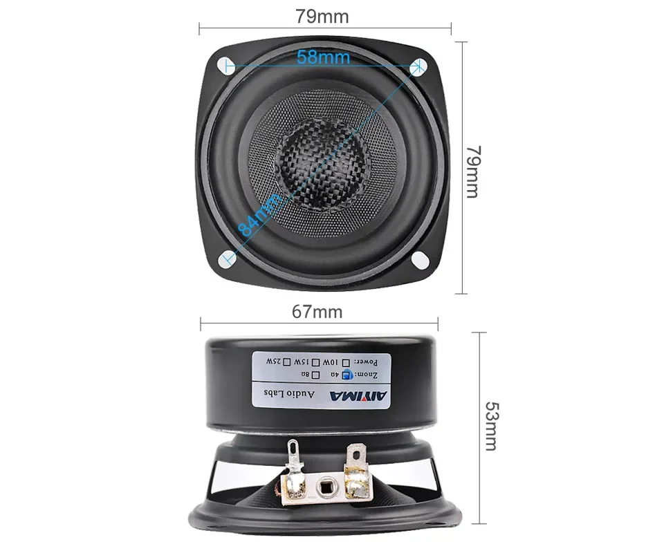ลำโพง AIYIMA 2 ชิ้น ขนาด 3 นิ้ - Es9018 Dac บทวิจารณ์และราคา