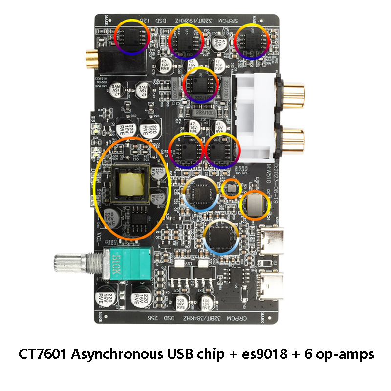 Hi-Fi ขนาดเล็กเครื่องปรับจูนเส - Es9018 Dac บทวิจารณ์และราคา