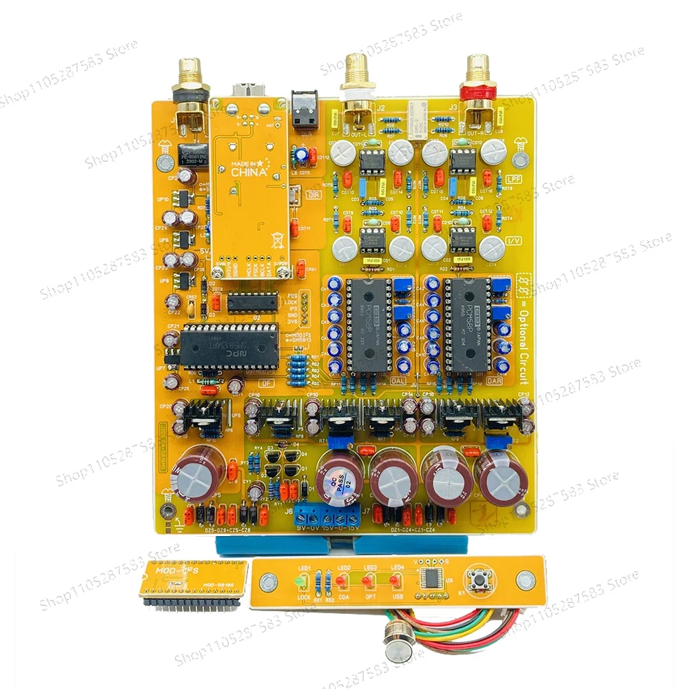 PCM58 บอร์ดถอดรหัส USB บลูทูธ  - Dac Board บทวิจารณ์และราคา